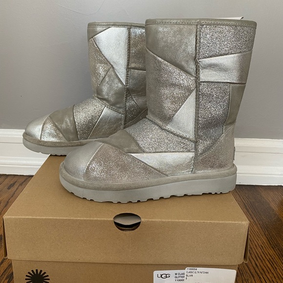 UGG Patchwork boots sz 5 - Picture 3 of 11